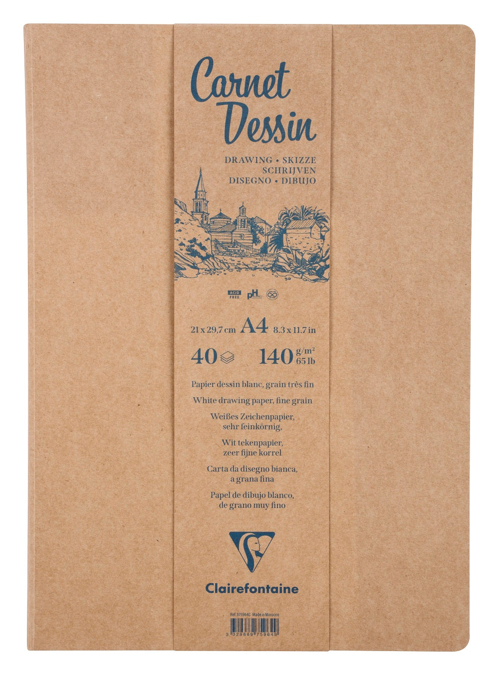 Carnet dessin 140g/m² 40 feuilles