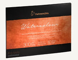 Bloc Watercolour-10 feuilles-300gr-100% coton - 2 formats en GF/GS et GT