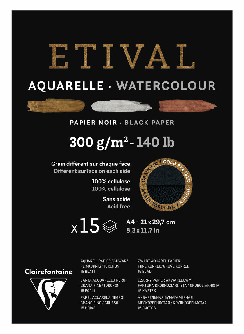 Bloc Etival aquarelle 300g/m²