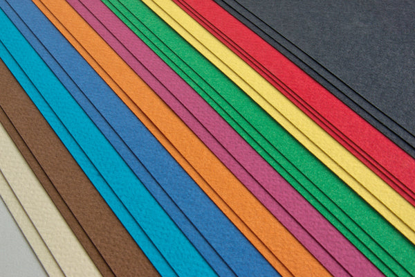 buttinette Bloc de carton de couleur, tons pastel, 24 x 34 cm, 20 feuilles