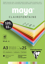 Blocs papier Maya Couleurs pastel