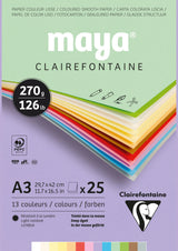 Blocs papier Maya Couleurs pastel