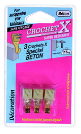 Crochets spécial béton