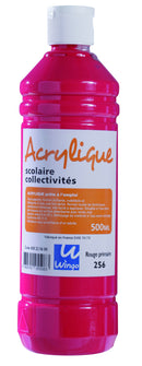 Peinture acrylique scolaire - 500ml