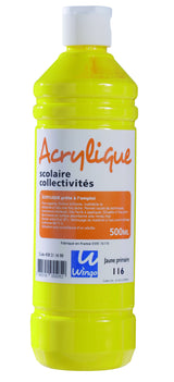Peinture acrylique scolaire - 500ml