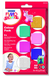 Kit Fimo Kids assortiment fille 6x42gr