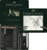 Set moyen 19 crayons fusains PITT Graphite