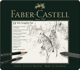 Set moyen 19 crayons fusains PITT Graphite