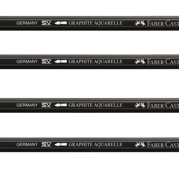 Crayon graphite aquarelle mine 3 3 mm 2b noir x 6 faber-castell - La Poste