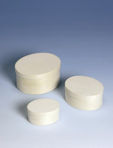Set 3 boites ovales 10x7,5 / 12,5x10 / 15x12cm