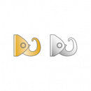 1 crochet de sécurité pour fils et câbles - Crochet X