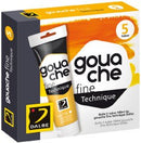 Gouache fine 100ml pack 5 primaire
