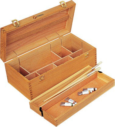 Boîte du peintre en bois - 20x40x15cm