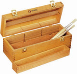 Boîte du peintre en bois - 13x36x12cm