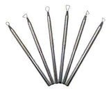 Set 6 mirettes affutées manche alu