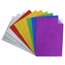 Pochettes de 10 feuilles A4 adhésives à découper couleurs assortis