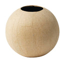 Papier maché vase boule décoration 11 x 11 x 10.5 cm