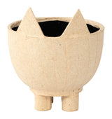 Cache-pot Renard 9 x 9 x 10,5 cm en Papier Maché