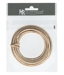 Fil métal recouvert par du papier blanc ou naturel 2mm x 10 m