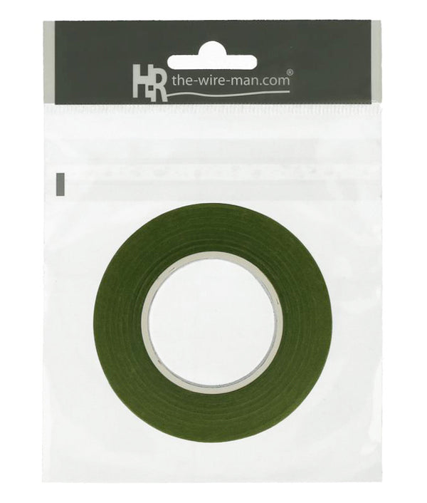 Mynoozi 4 Rouleaux De Ruban Floral, Ruban Floral Vert Foncé, Ruban