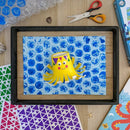 Gommettes triangles-4 tailles-8 couleurs -1024 pièces