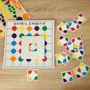 Gommettes rondes 3 tailles-8 couleurs -240 pièces