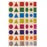 Gommettes holographiques géométriques 3 CM -96 pièces