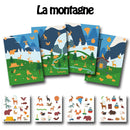 Fresques gommettes - 4 thèmes