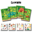 Fresques gommettes - 4 thèmes