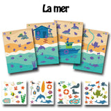 Fresques gommettes - 4 thèmes