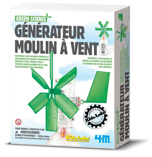 Kit générateur moulin à vent Green Science