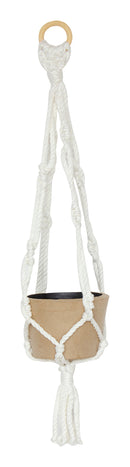 Grande suspension avec cache-pot 12,5 x 12,5 x 57 cm en Papier Maché