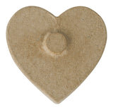 Magnette Cœur 1 x 7 x 7 cm en Papier Maché