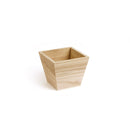 Cache pot en bois classique