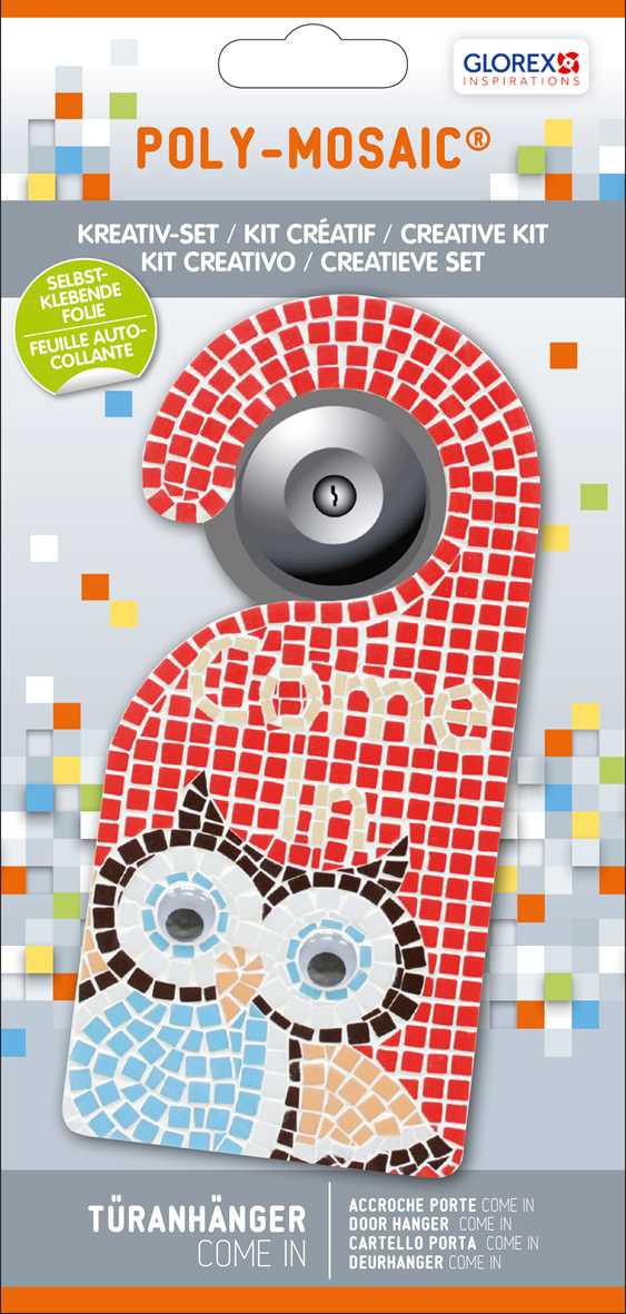 Kit Créatif Poly-Mosaic Accroche porte Come In