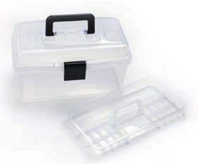 Boîte de rangement transparente 20x12,4x11cm