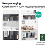 Boîte métal 6 ou 10 crayons esquisse