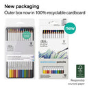 Boîte métal de 12 crayons couleurs aquarellables