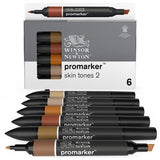 Set Marqueur Promarker assortiment 6 tons chair Set 2