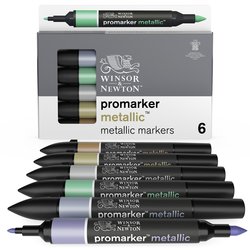 Promarker Metallic assortiment 6 marqueurs métalliques
