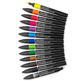 Marqueur Promarker Brush assortiment 12 tons vibrants