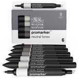 Set Marqueur Promarker assortiment 6 tons neutres