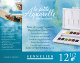 Boîte de peinture aquarelle fine "La petite Aquarelle" 12 1/2 godets