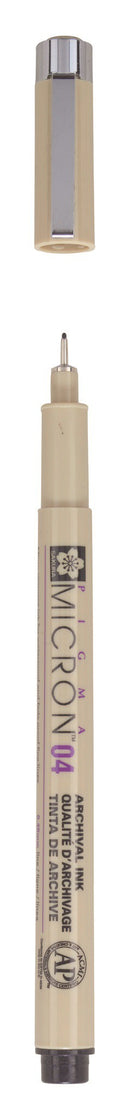 Feutre Pigma Micron 0,40 mm pointe calibre 04