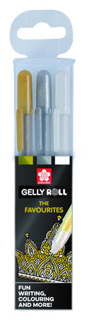 Set de 3 stylos Gelly Roll