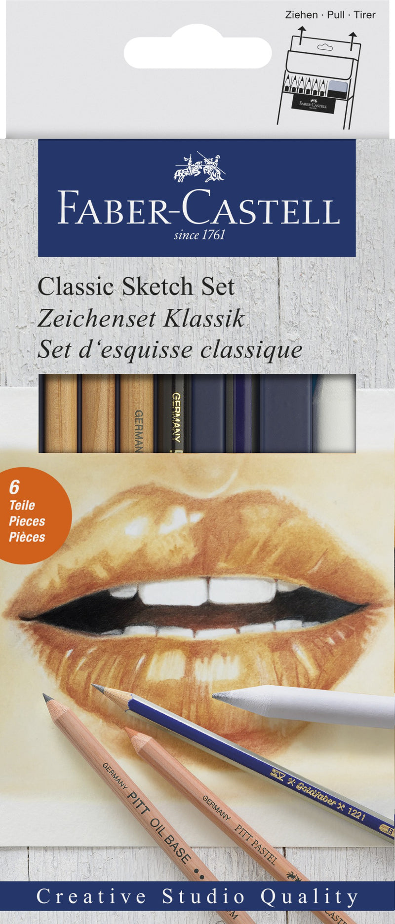 Crayon graphite Goldfaber Set d'esquisse classique