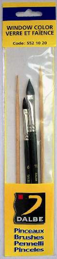 Pochette pinceaux pour verre & faïence