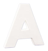 Lettres papier maché épaisseur 1,5 cm, hauteur 12 cm