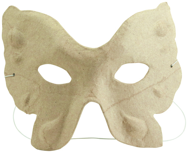 Papier maché déco masque Enfant Papillon 4,5 x 14 x 11 cm