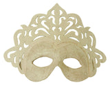 Papier maché déco masque Princesse 8 x 23 x 18 cm